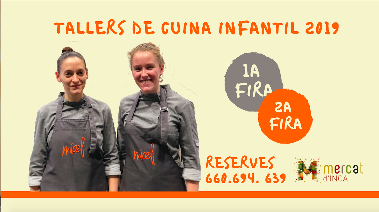 Apúntate a los talleres de cocina infantil de las ferias de Inca 2019